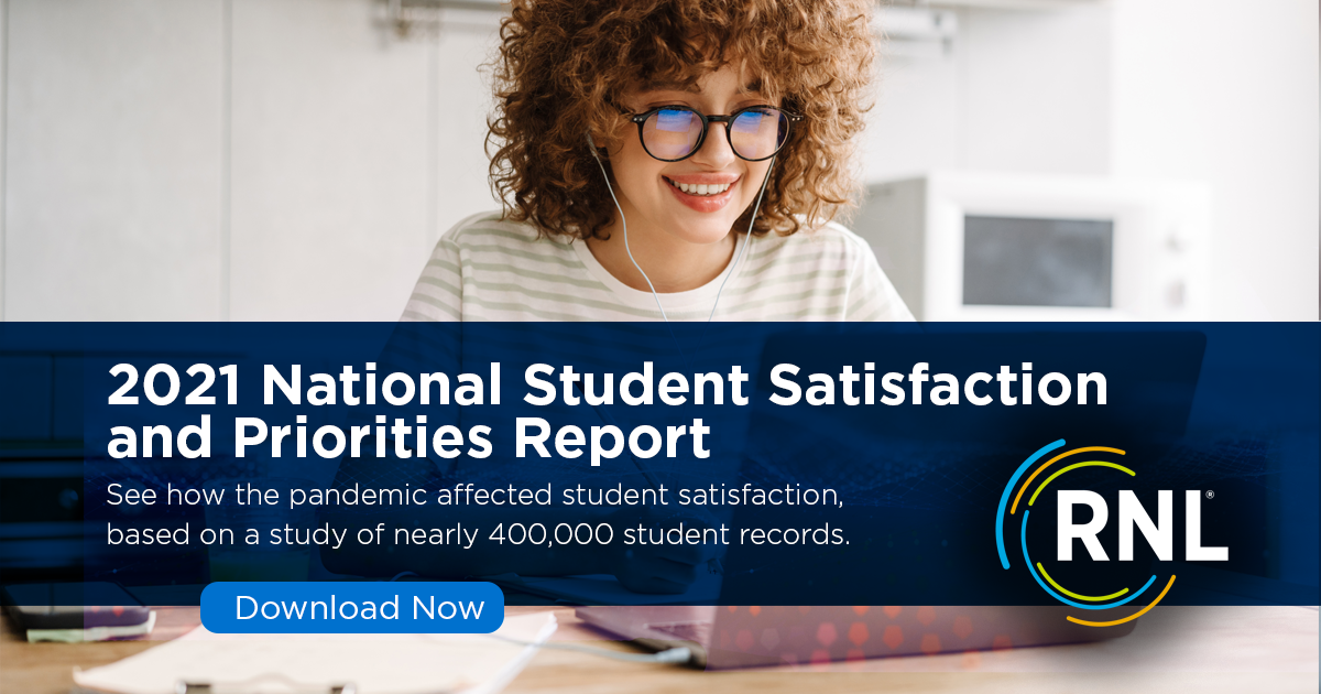 2021 National College Student Satisfaction Report | RNL