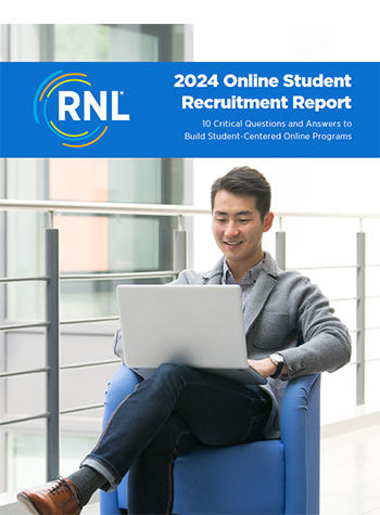 2024 Online Student Recruitment Report Cover